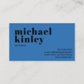 Modernes, minimalistisches berufliches Netzwerk Visitenkarte (Vorderseite)