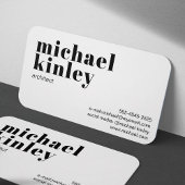 Modernes, minimalistisches berufliches Netzwerk Visitenkarte