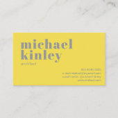 Modernes, minimalistisches berufliches Netzwerk Visitenkarte (Vorderseite)