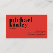 Modernes, minimalistisches berufliches Netzwerk Visitenkarte (Vorderseite)