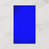 Modernes Minimalistisches Berufliches Schlicht Bla Visitenkarte (Rückseite)