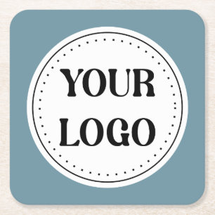 Modernes Minimalistisches Berufliches Schwarz Rechteckiger Pappuntersetzer