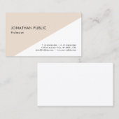 Modernes, Minimalistisches Berufliches Template Visitenkarte (Vorne/Hinten)