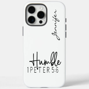 Modernes Minimalistisches Bibelverse 1 Peter 5:6 i iPhone 16 Pro Max Hülle
