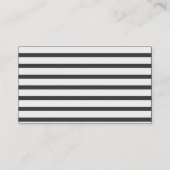 Modernes Minimalistisches Blackboard Beruflich Visitenkarte (Rückseite)