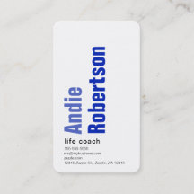 Modernes Minimalistisches Blau