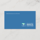 Modernes Minimalistisches Blue Medical Beruflich Visitenkarte (Vorderseite)