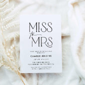 Modernes Minimalistisches Brautparty Einladung