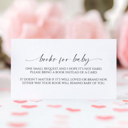 Modernes Minimalistisches Buch mit Babyausweis Begleitkarte