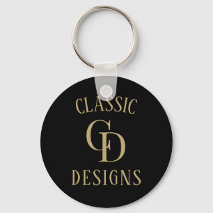 Modernes minimalistisches Bürogeschenke Firmenlogo Schlüsselanhänger