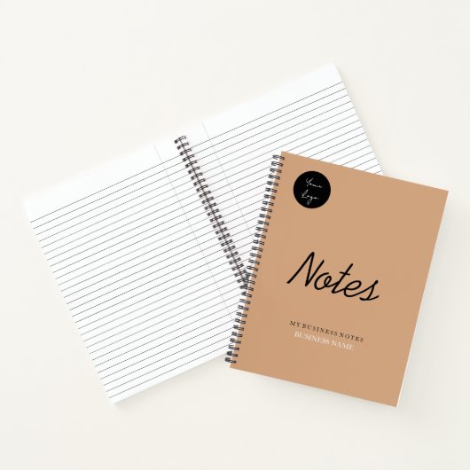 Modernes Minimalistisches Business-Notebook Notizblock (Innenseite)