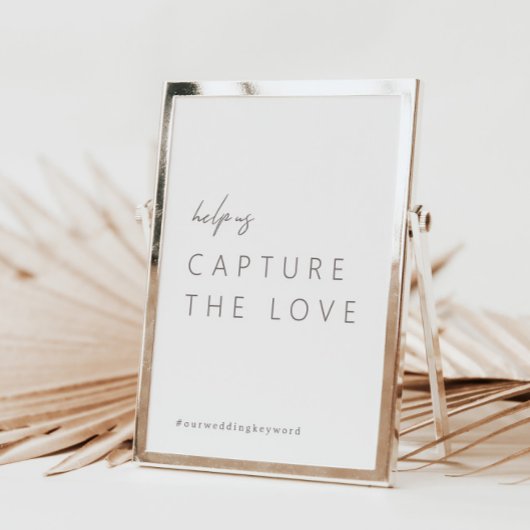 Modernes Minimalistisches Capture Das Zeichen der