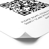 Modernes Minimalistisches Capture Die Liebe Hochze Poster (Ecke)