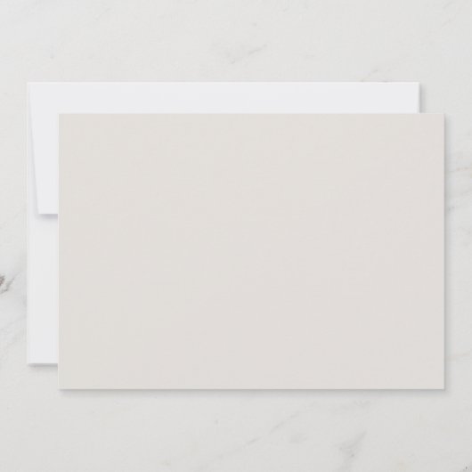 Modernes Minimalistisches Champagner-Gold Save the Einladung (Rückseite)