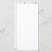 Modernes Minimalistisches Dankeschön an die Kallig (Rückseite)