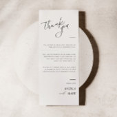 Modernes Minimalistisches Dankeschön an die Kallig