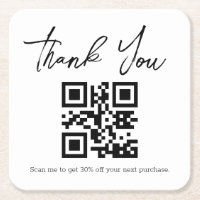 modernes minimalistisches Dankeschön Business-qm-C