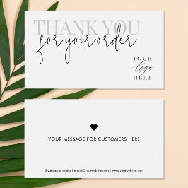 Modernes Minimalistisches Dankeschön für Ihre Best