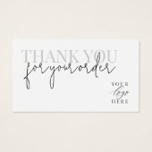 Modernes Minimalistisches Dankeschön für Ihre Best (Vorderseite)