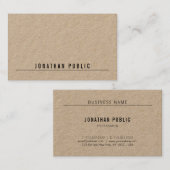 Modernes Minimalistisches Design Beruflich modern Visitenkarte (Vorne/Hinten)