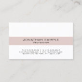 Modernes, minimalistisches Design Beruflich Visitenkarte (Vorderseite)