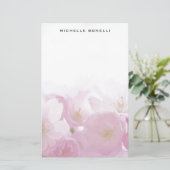 Modernes Minimalistisches Design für Berufliche Bl Briefpapier (Stehend Vorderseite)