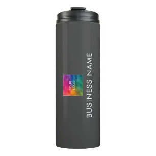 Modernes Minimalistisches Design-Logo Thermosbecher