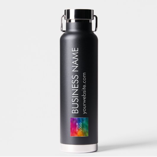 Modernes Minimalistisches Design-Logo Trinkflasche (Vorne)