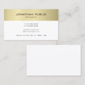 Modernes, Minimalistisches Design, Schlichtes Desi Visitenkarte (Vorne/Hinten)