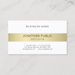 Modernes Minimalistisches Design Trendy Elegante S Visitenkarte