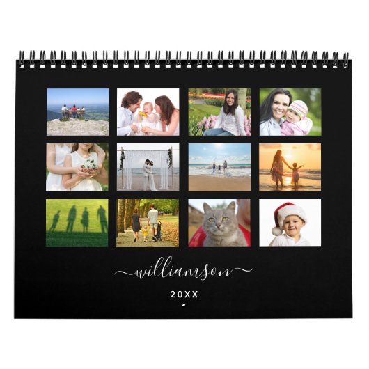 Modernes Minimalistisches DIY-Foto Kalender (Titelbild)