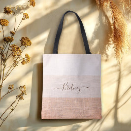 Modernes Minimalistisches Drehbuch Bachelorette &  Tasche