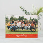 Modernes Minimalistisches Drehbuch - Weihnachten (Stehend Vorderseite)