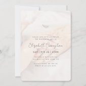 Modernes Minimalistisches Einfach-Foto-Gedächtnis Einladung (Vorderseite)