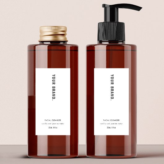 Modernes, Minimalistisches, einfach zu verpackende Lebensmitteletikett