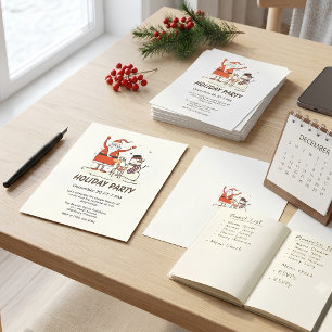 Modernes Minimalistisches Einfache Linie Party Einladung