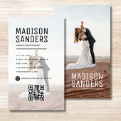 Modernes Minimalistisches, einfaches Berufliches F Visitenkarte