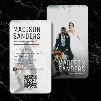 Modernes Minimalistisches, einfaches Berufliches F Visitenkarte