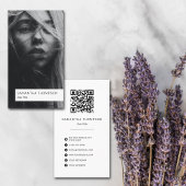 Modernes Minimalistisches, einfaches Berufliches F Visitenkarte