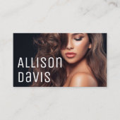 Modernes Minimalistisches, einfaches Berufliches F Visitenkarte (Vorderseite)