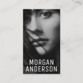 Modernes Minimalistisches, einfaches Berufliches F Visitenkarte (Vorderseite)