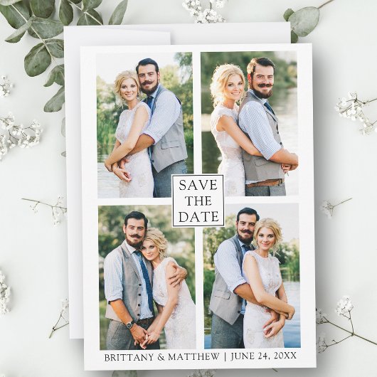 Modernes Minimalistisches Einfaches Haus 4 Foto Save The Date