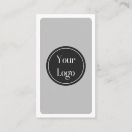 Modernes Minimalistisches, einfaches Weißgraf Visitenkarte