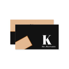 Modernes Minimalistisches Elegantes Anwesen Visitenkarte