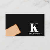 Modernes Minimalistisches Elegantes Anwesen Visitenkarte (Vorderseite)