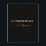 Modernes Minimalistisches Elegantes Berufliches Sc Flyer<br><div class="desc">Sauberes und einfaches,  modernes Berufliches Design.</div>