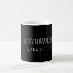 Modernes Minimalistisches Elegantes Berufliches Sc Kaffeetasse