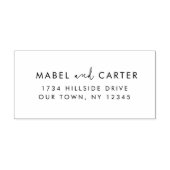 Modernes, Minimalistisches Elegantes Einfaches Hoc Gummistempel (Prägung)