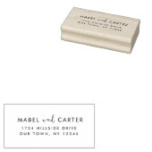 Modernes, Minimalistisches Elegantes Einfaches Hoc Gummistempel (Stempel)