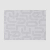 Modernes Minimalistisches Elegantes Luxus Grau Seidenpapier (Vorderseite)